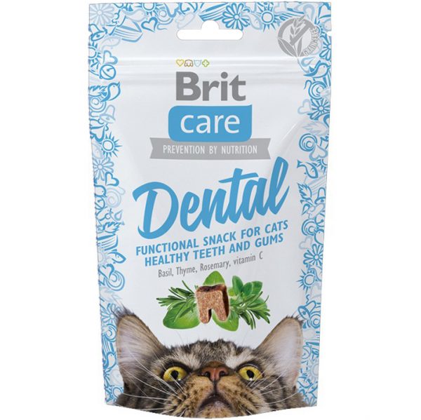 Brit Care Cat Snack Dental 50 g