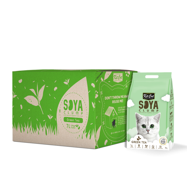 Arena de soja Green Tea marca kit cat Perú - Imagen 4