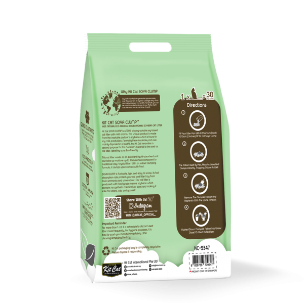 Arena de soja Green Tea marca kit cat Perú - Imagen 2
