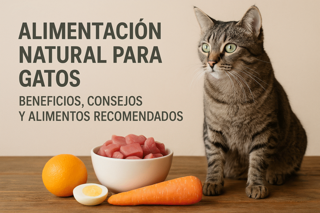 Alimentación natural para gatos: beneficios, consejos y alimentos recomendados