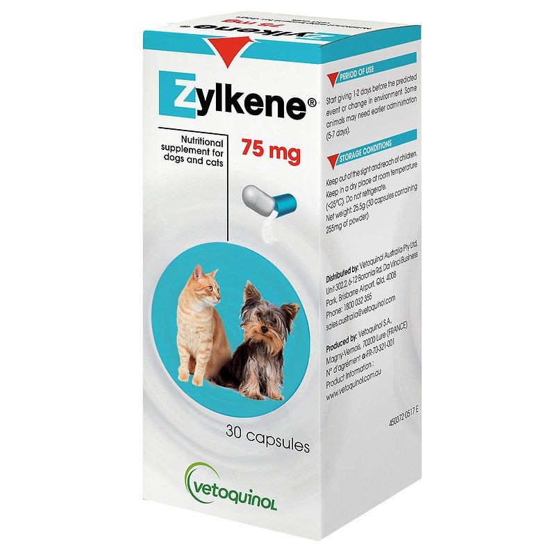 Zylkene 75 mg. Venta x UNIDAD