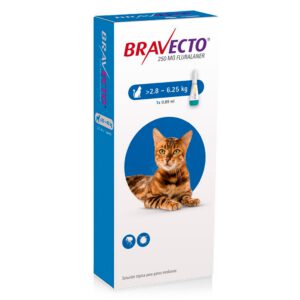 BRAVECTO PIPETA DE 2.8 KG A 6.25 KG (GATOS)