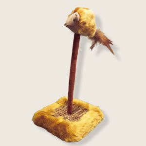 Juguete interactivo con ratoncito y rascador