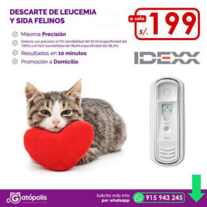 PROMO DESCARTE IDEXX (a domicilio) - Leucemia Felina y Sida Felino