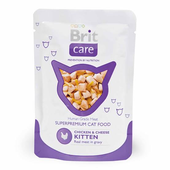 Brit Care - Cat Chicken & Cheese Kitten Pouch