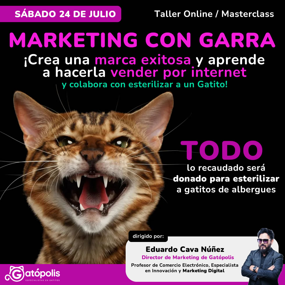 Taller: Marketing con Garra | Sábado 24/07/2021